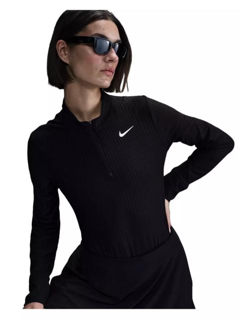 Nike Women's Tour Dri-FIT ADV 1/2 Zip Golf Top - Black