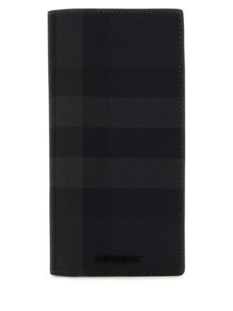 Burberry Men Printed E-Canvas Wallet