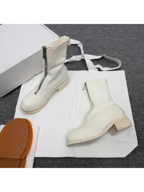 Guidi Guidi PL2 white front zip boots