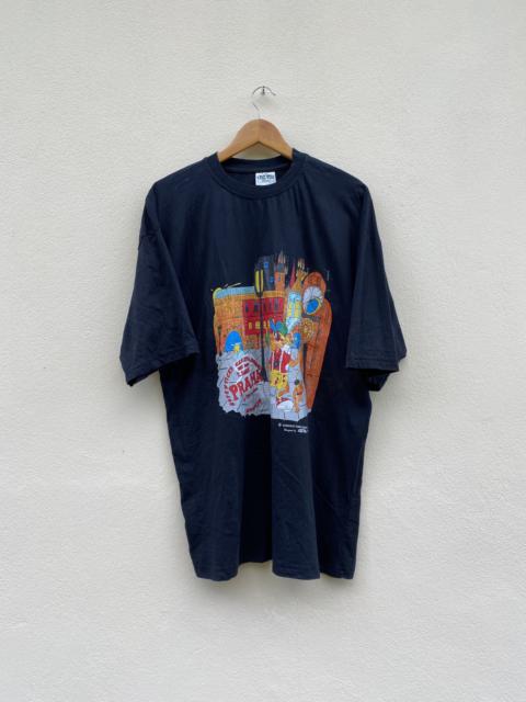 Other Designers Vintage - Vintage 90s B'kriz Wear Praha Graphic Europe Artwrok