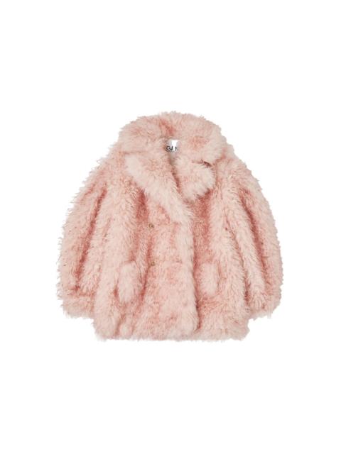 GANNI Ganni Pink Coats - Oversized Coats Women