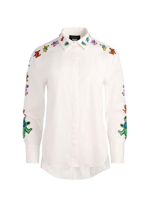Alice + Olivia A+O X GRATEFUL DEAD DIMITRA BUTTON DOWN