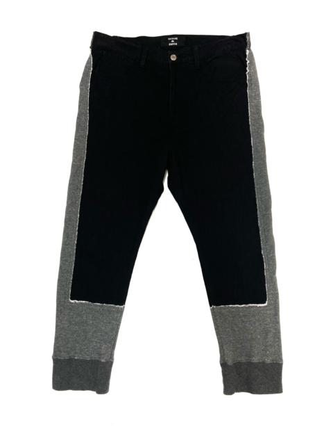 Other Designers Cabane De Zucca - 90's Cabane De Zucca Rare Design Hybrid Denim Pants