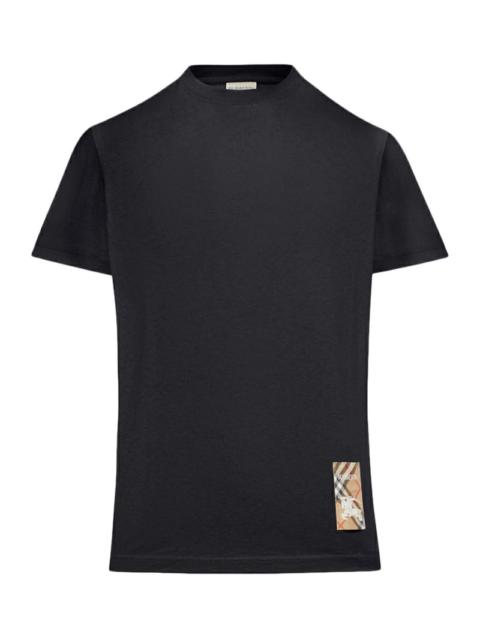 Burberry Burberry Women Cotton T-Shirt With Check Application