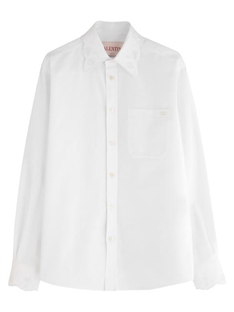 Valentino Broderie-anglaise Cotton Shirt
