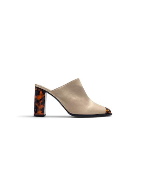 Loro Piana Alba Heeled Mules Vanilla Gleam FAR1163 A0RL EU 38 US 8