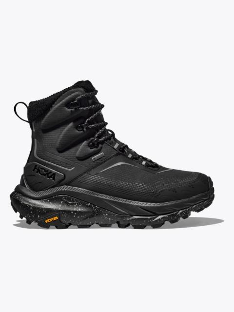HOKA Women's Kaha 2 Frost GTX Shoes in Black/Black