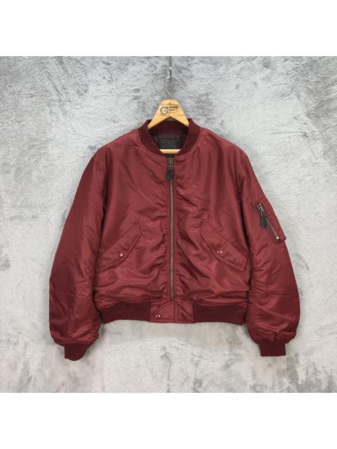 Other Designers Ma 1 - Baroque US Limited Thinsulate Maroon Bomber Jacket #5822-209