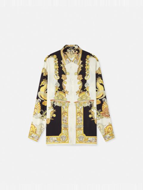 VERSACE Coral Theatre Silk Shirt