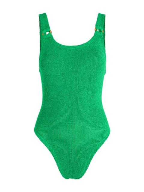 Hunza G Domino Seersucker Swimsuit