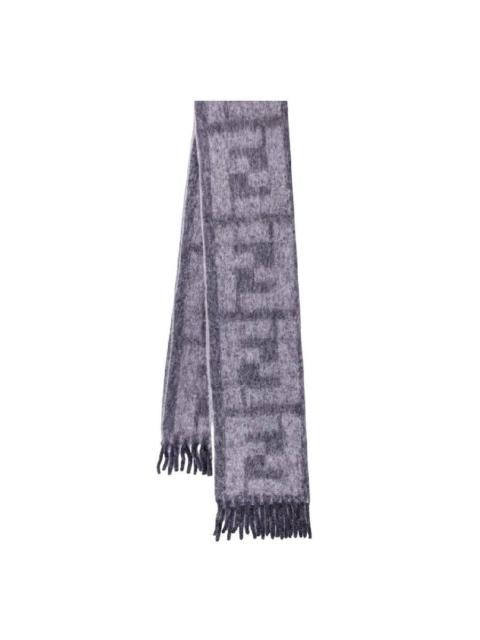 Fendi FF Motif Fringed Scarf