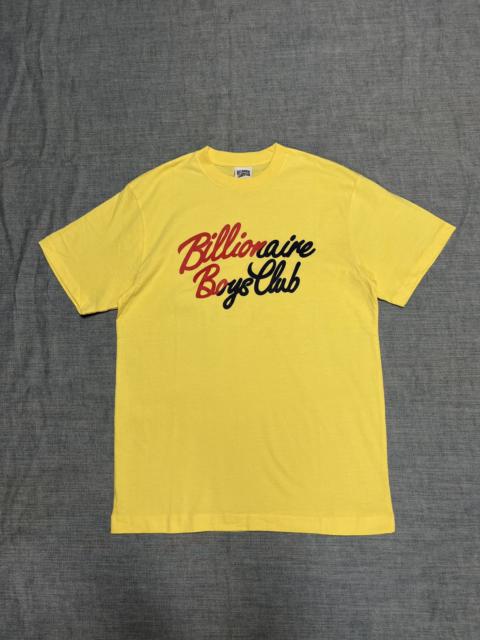 BILLIONAIRE BOYS CLUB Billionaire Boys Club BBC Flip Script T-Shirt Yellow