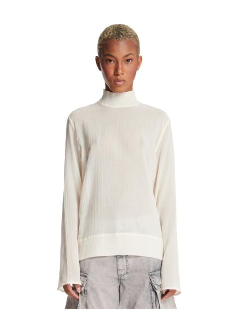 Totême White High Neck Top