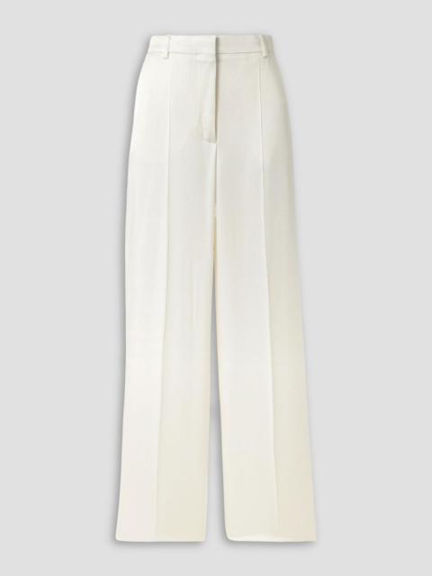 Stella McCartney Wide-leg pleated crepe pants