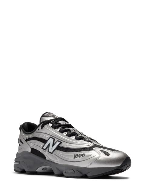 New Balance New Balance Gender Inclusive 1000 Sneaker in Silver Metallic/Green at Nordstrom