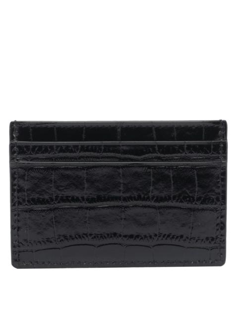 TOM FORD Tom Ford Men Crocodile Print Cards Holder