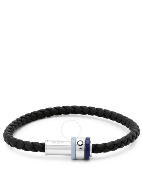 Montblanc Montblanc Men's 1858 Ice Sea Blue Bracelet, Size 63