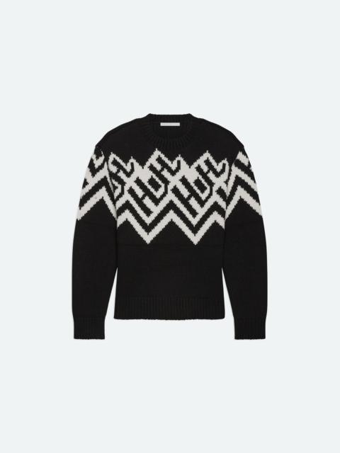 Helmut Lang FAIR ISLE SWEATER