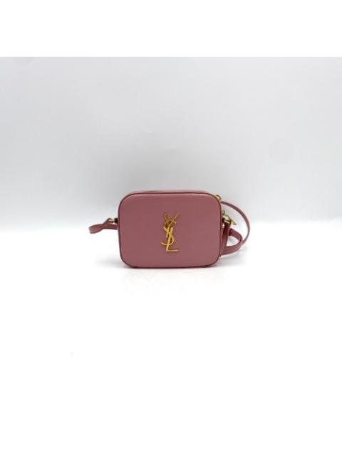 Other Designers Saint Laurent Pink Monogram Camera Crossbody Mini 381636