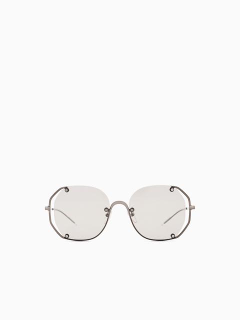 EMPORIO ARMANI WOMEN’S IRREGULAR-SHAPED SUNGLASSES