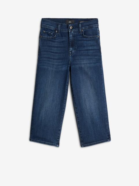 7 For All Mankind Slim Illusion Capri in Soho Dark