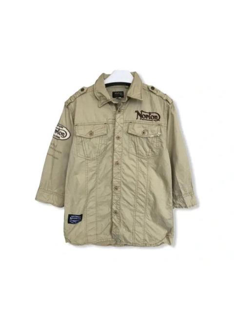 Other Designers Sports Specialties - Norton Motorcycles Shirt Button Down