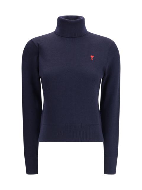 AMI Paris Ami Paris Women Ami De Coeur Turtleneck Sweater