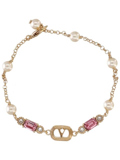 Valentino OVALETTE BRACELET WITH SWAROVSKY CRYSTALS