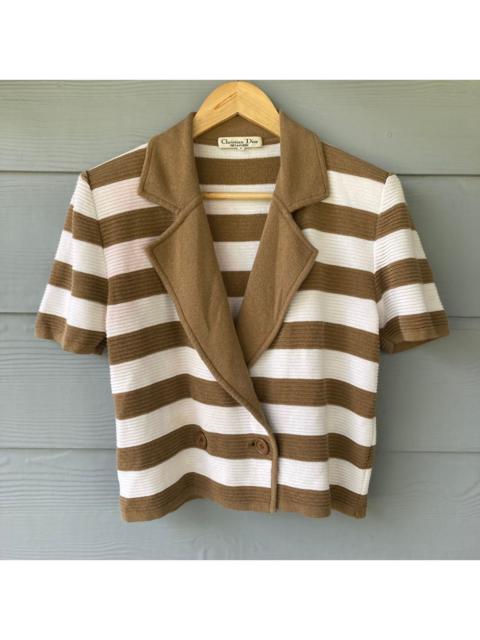 Dior Vintage Cristian Dior Brown Knitwear Size M