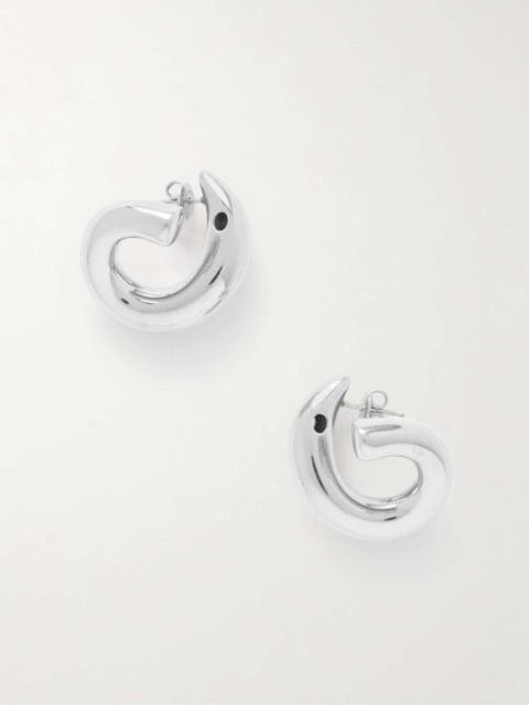 Sardine silver earrings