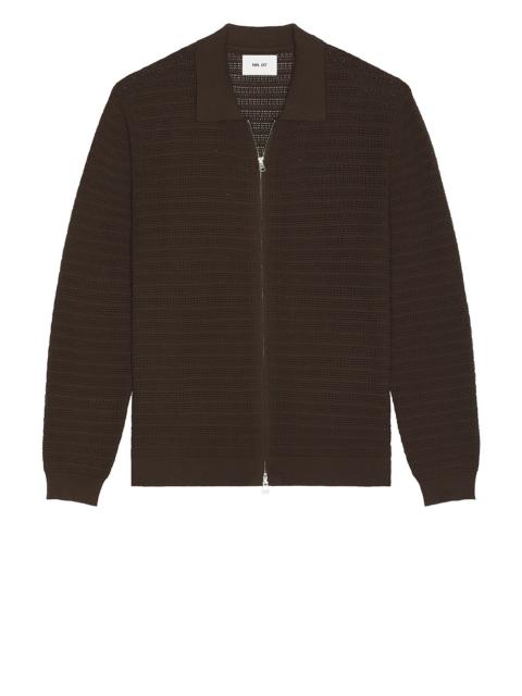 NN07 Gustav Long Sleeve Zip Sweater