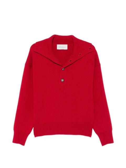 AMI Paris Ami Paris Women Wool Turtle-Neck Sweater