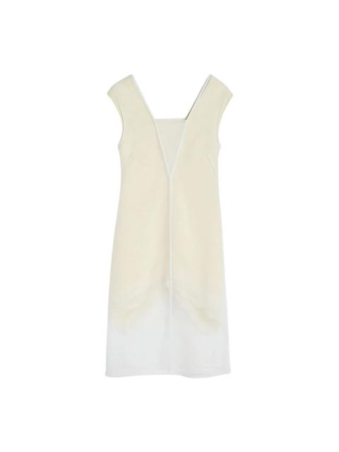 Jil Sander Organza V-Neck Dress