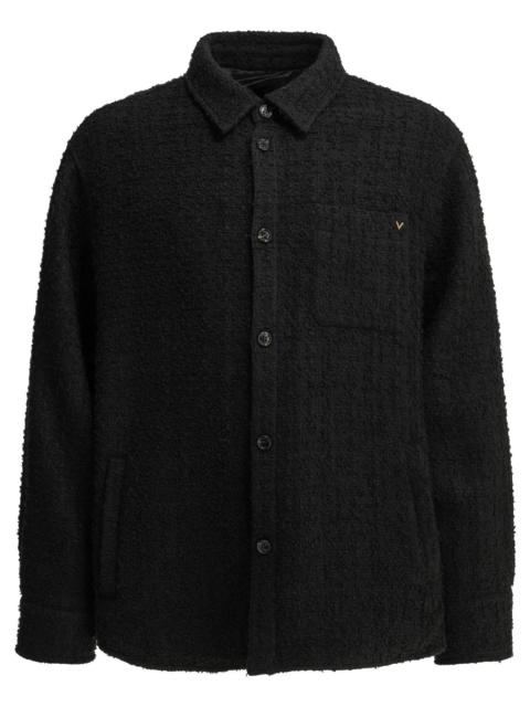 Valentino Valentino Vgold Overshirt Jacket Black