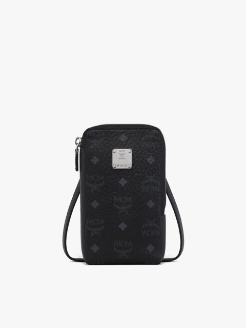 MCM Aren Phone Pouch in Visetos
