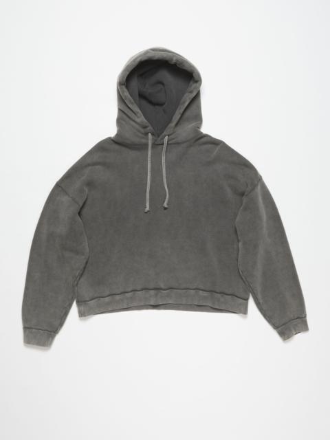 Acne Studios Hooded sweater logo patch - Faded black