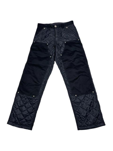 Quilted double knee Matty boy chomper cross patch pants