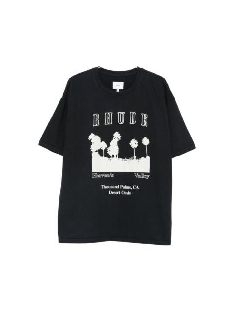 Rhude Rhude Black T-Shirts & Vests - T-Shirts Men