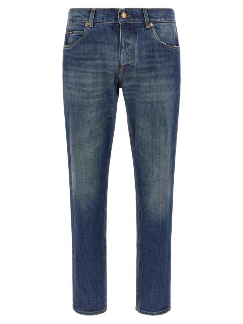 Dolce & Gabbana Dolce & Gabbana Men Logo Plaque Jeans