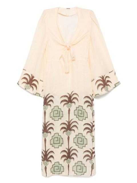 Johanna Ortiz Sailing Flags midi dress