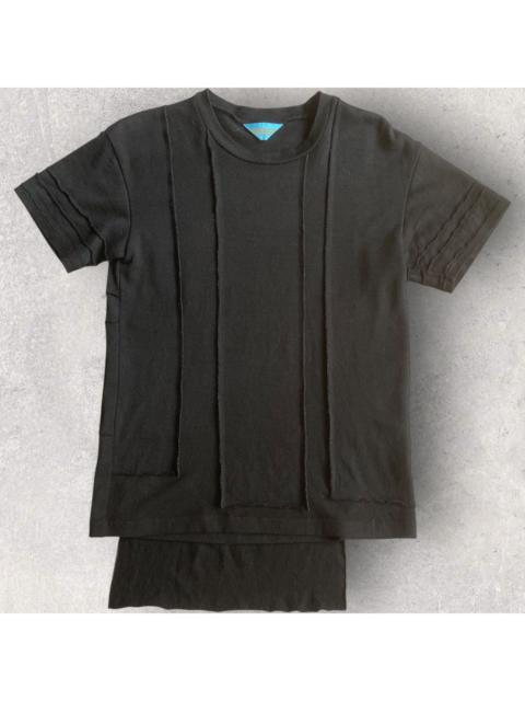 UNDERCOVER Vintage “Leaf” AW97-98 Stretch Wool PatchWork T Shirt