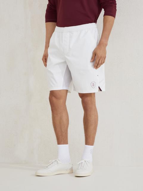 Brunello Cucinelli Nylon shorts with logo