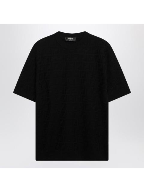 FENDI Fendi Black Ff Cotton Pullover Men