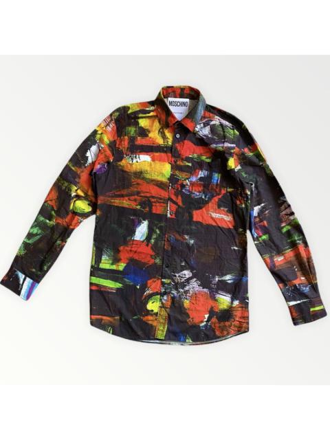 Other Designers Jeremy Scott - SS19 Abstract Pained Print Shirt