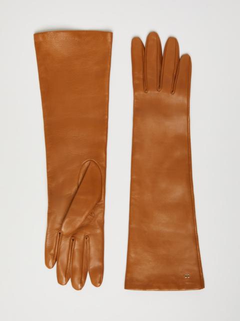 AFIDEE Long nappa-leather gloves