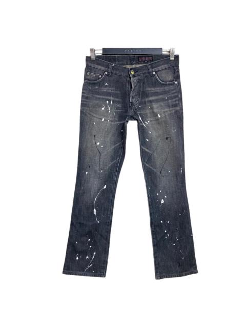 Hysteric Glamour Japanese Brand ROYAL PUSSY Denim Painter Jeans