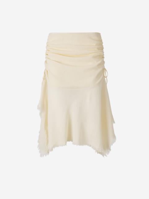 Acne Studios DRAPED MIDI SKIRT