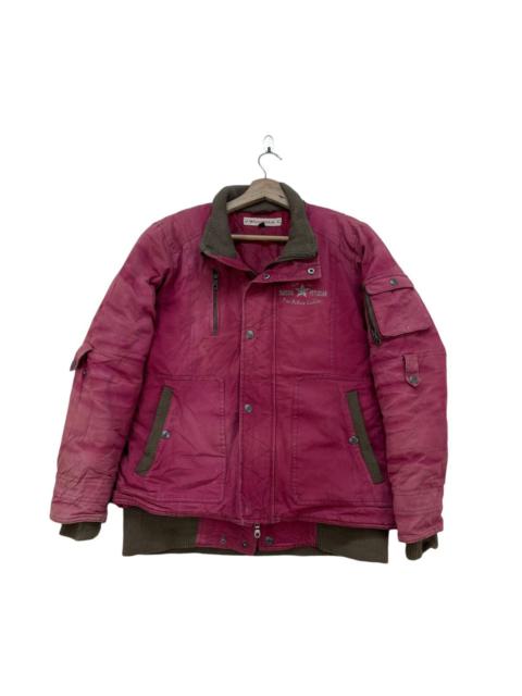 Other Designers Hein Gericke - Japanese Brand Rosso Style Lab Lady Motorcycle Faded Jacket