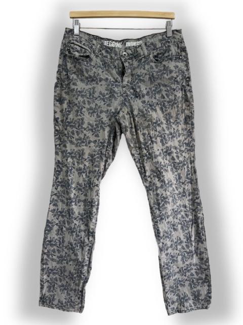 Vintage - DKNY Jegging Pattern Denim Straight Cut Jeans