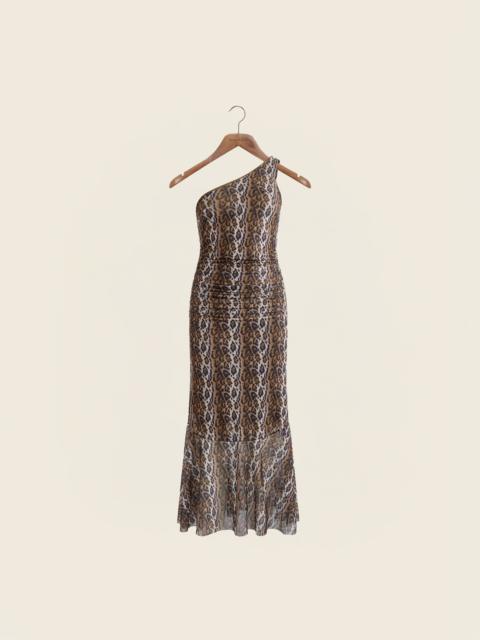 House of Sunny LEOPARD ASYMMETRIC DRESS